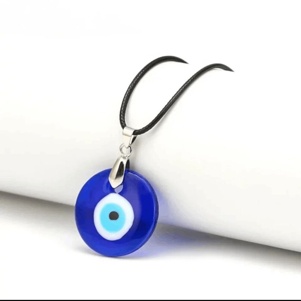 NWOT Evil Eye Necklace - 1.25" pendant